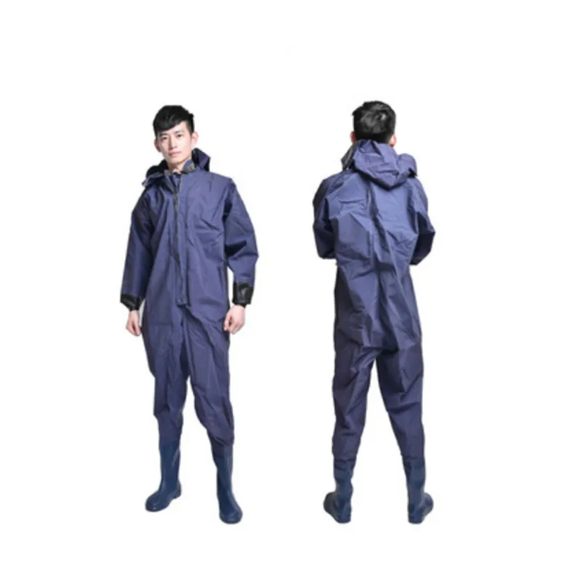 1mm Thickness whole body waders clothes with gloves caps boots outdoor fishing trousers water overalls jumpsuit waterpoof pants enlarge
