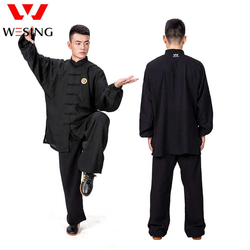 Фото Традиционная китайская одежда WESING Tai Chi, искусственная кунг-фу №3