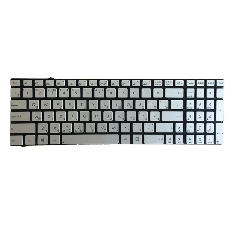 Русская клавиатура для ноутбука ASUS N56 N56V U500VZ N76 R500V R505 N550 N750 Q550 RU раскладка