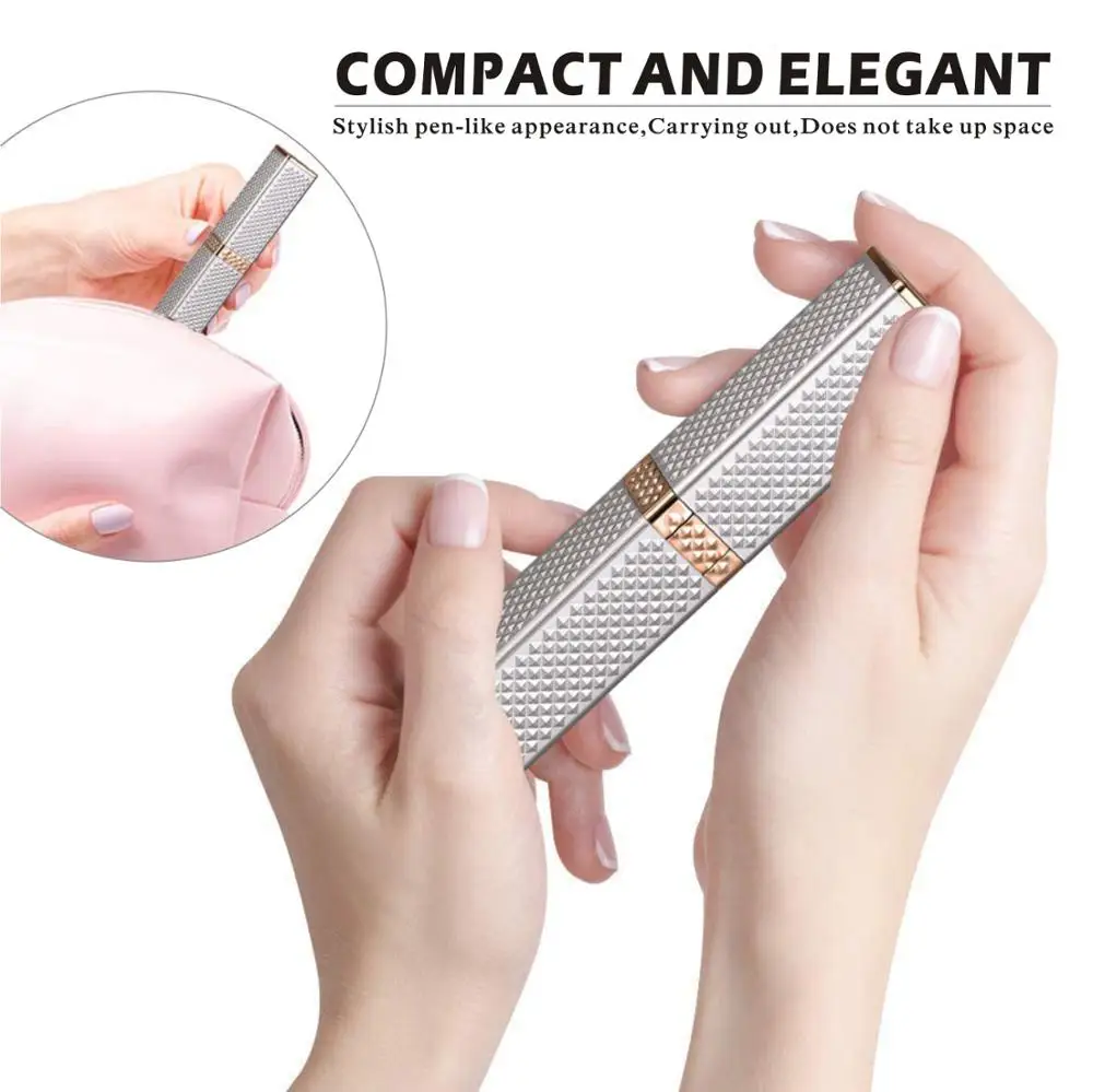 Электрический триммер для бровей бритье макияж безболезненный эпилятор