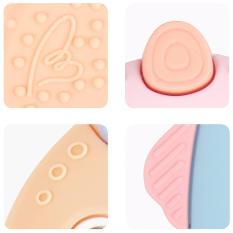 Милые Силиконовые Детские Прорезыватели для зубов с животными из мультфильмов