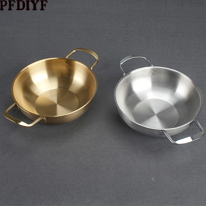 20 см раменный горшок из нержавеющей стали золотые горшки для морепродуктов раков