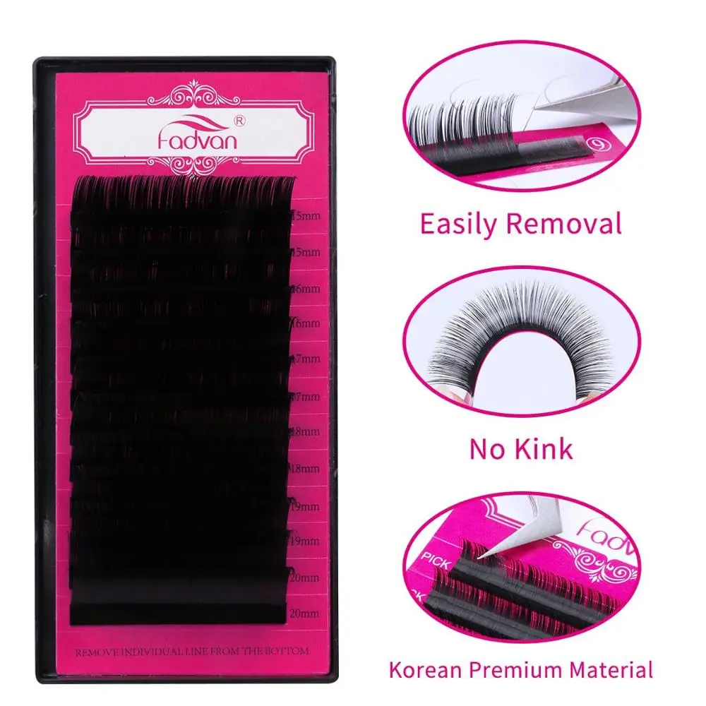 

12Lines/Tray JB/C/D/DD Curl Eyelash Extension All Length Silk Volume Eye Lashes Makeup Natural Lashes Artificial False Eyelashes