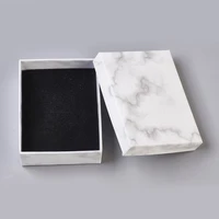 1824pcs paper cardboard jewelry boxes storage display carrying box for necklaces bracelets earrings square rectangle