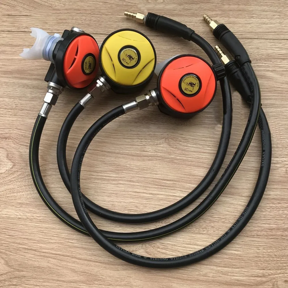 

Explorer Scuba Diving 2nd Stage Regulator Dive Octopus Hookah Hose Kit 145PSI For Snorkeling Underwater Rescue Farming