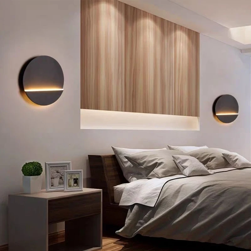 Светодиодный настенный светильник прикроватная лампа для спальни освещение