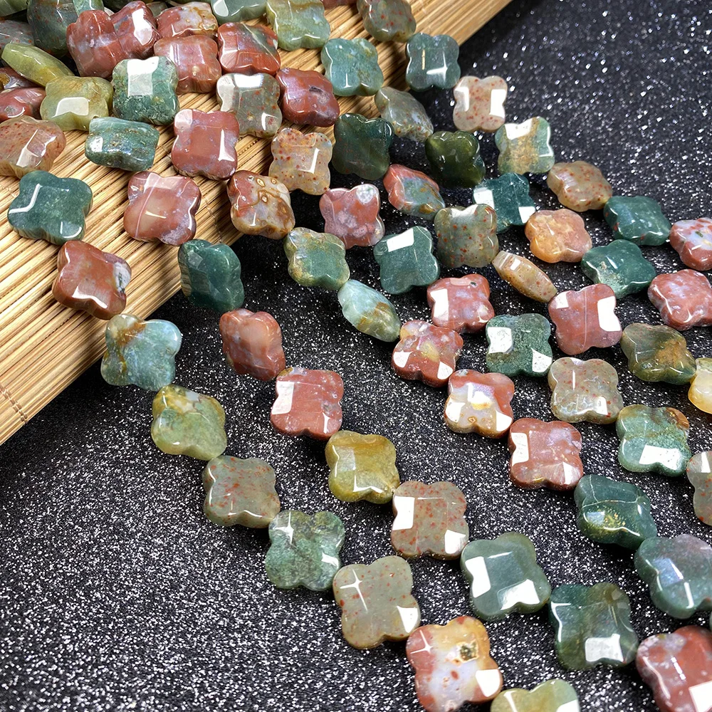 Бусины из натурального камня бусины в форме клевера свободные Изоляционные для