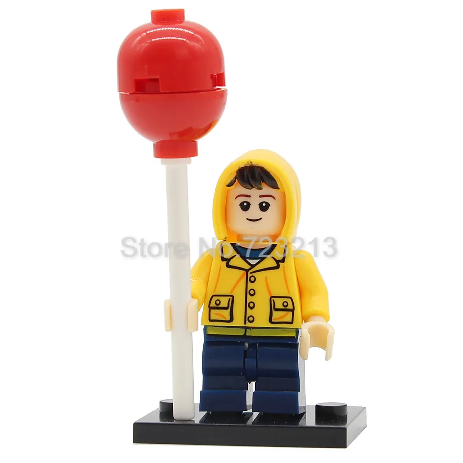 Фильм это фигурка Одиночная Pennywise Stephen King's It Beverly Marsh Джордж Mike Hanlon модель клоуна строительные блоки кирпичи игрушки