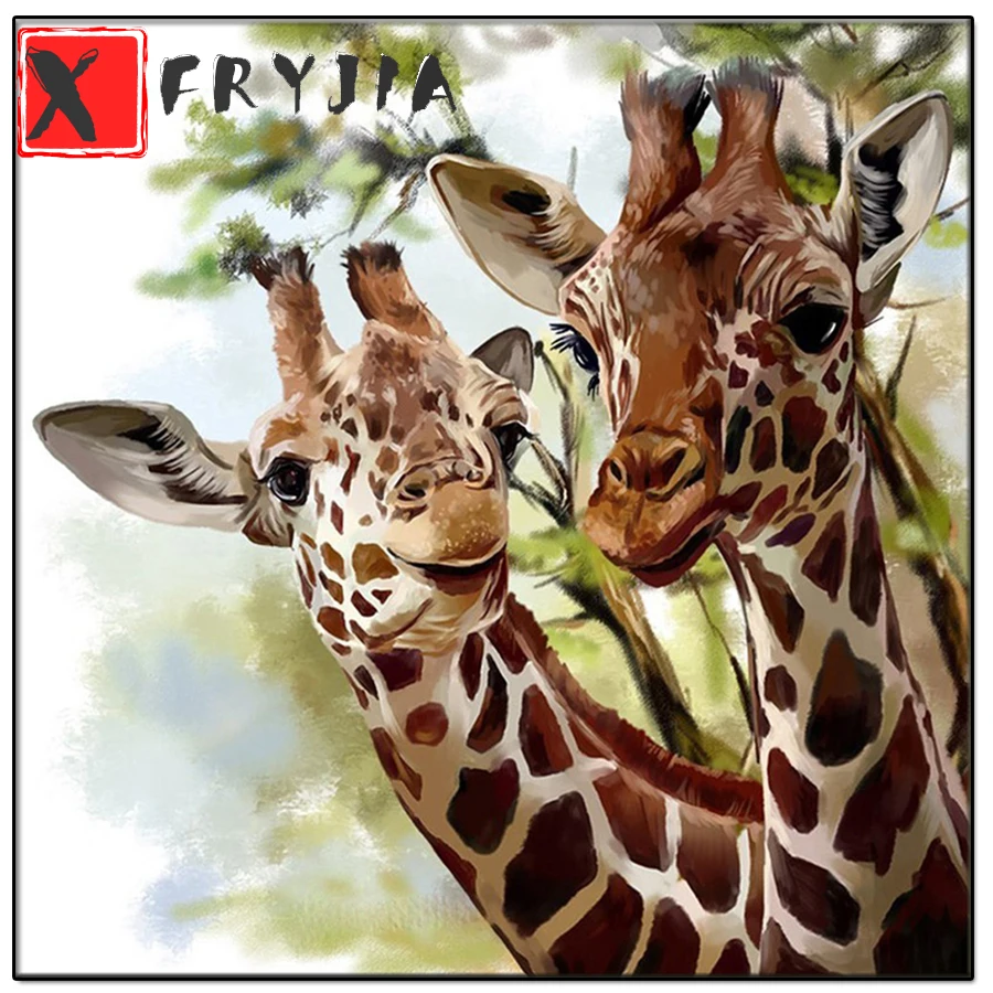

5D diamond embroidery painting giraffe animal full square round diamond diamond painting diamond mosaic cross stitch gift new