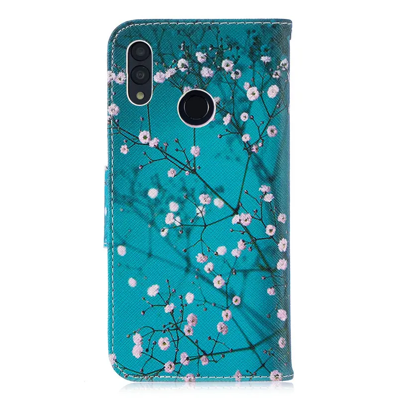 Чехол для Honor 10 Lite чехол Huawei с откидной крышкой защитный чехол-бумажник 360 Funda 10i i i10