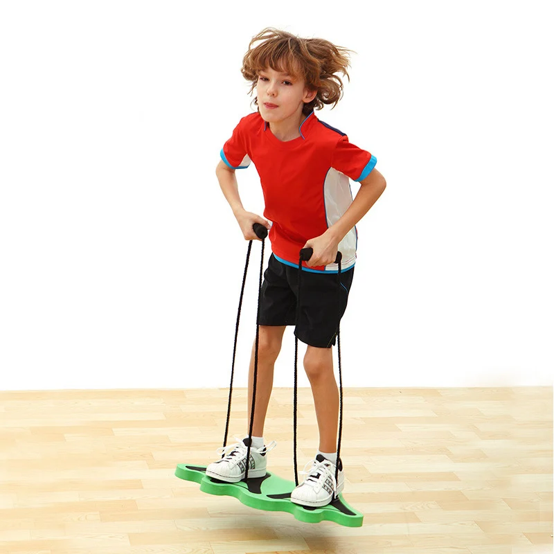 Bigfoot ходули Кенгуру Прыжки обувь сенсорная интеграция детей Спортивная