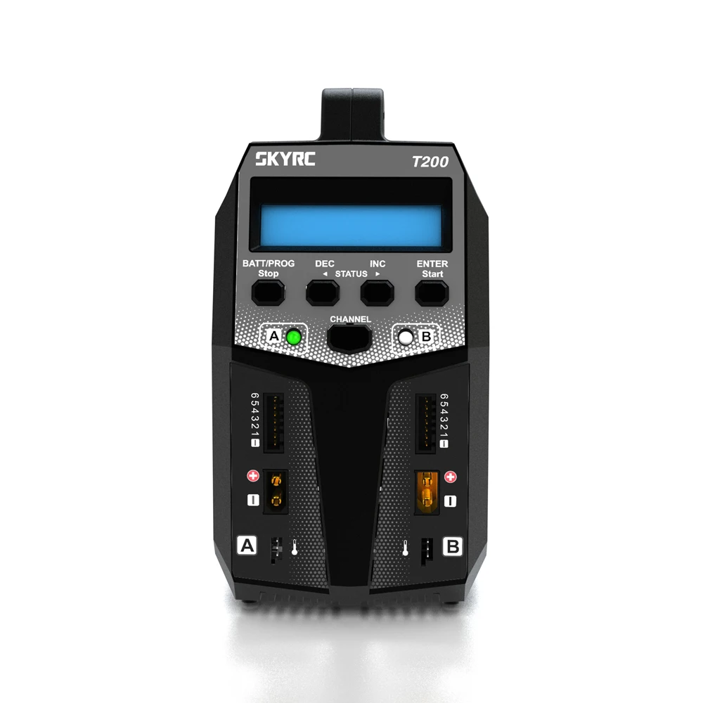 YUFAY SKYRC T200 Двойной AC/DC баланс зарядное устройство 12A 100 Вт XT60 разъем для LiPo Li Ion LiFe NiCd