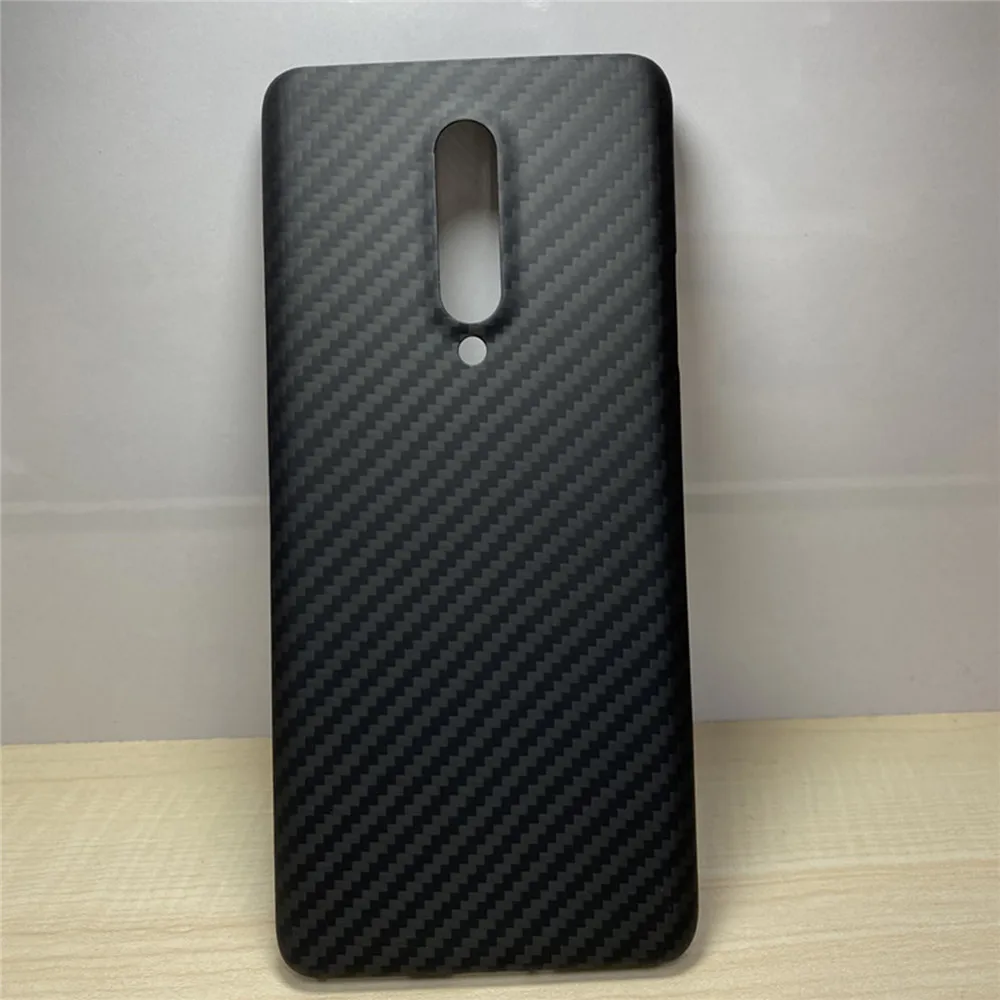 

For Oneplus 8 Carbon Fiber Hard case For 8 Pro slim soft back cover Original Black