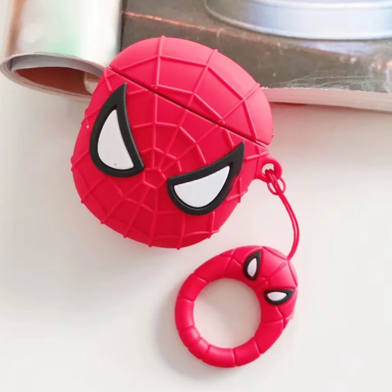 Style 9 Чехол Бэтмен для AirPods, зарядная коробка, силикагель, защитный чехол, Черная пантера, Железный человек, чехол - Цвет: Style 9