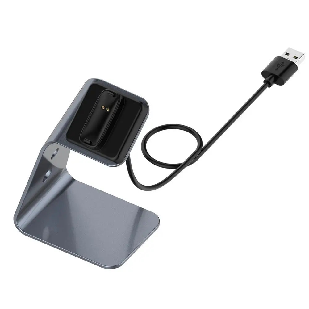 

Зарядный USB-кабель из алюминиевого сплава, док-станция, подставка для Fitbit Inspire HR Ace 2, Магнитная подставка для зарядного устройства, умные часы