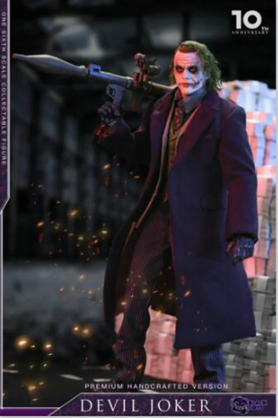 Черные игрушки 1/6 Devil Jocker 10 я годовщина ПВХ BT101 BT102 экшн фигурки в наличии|Игровые и