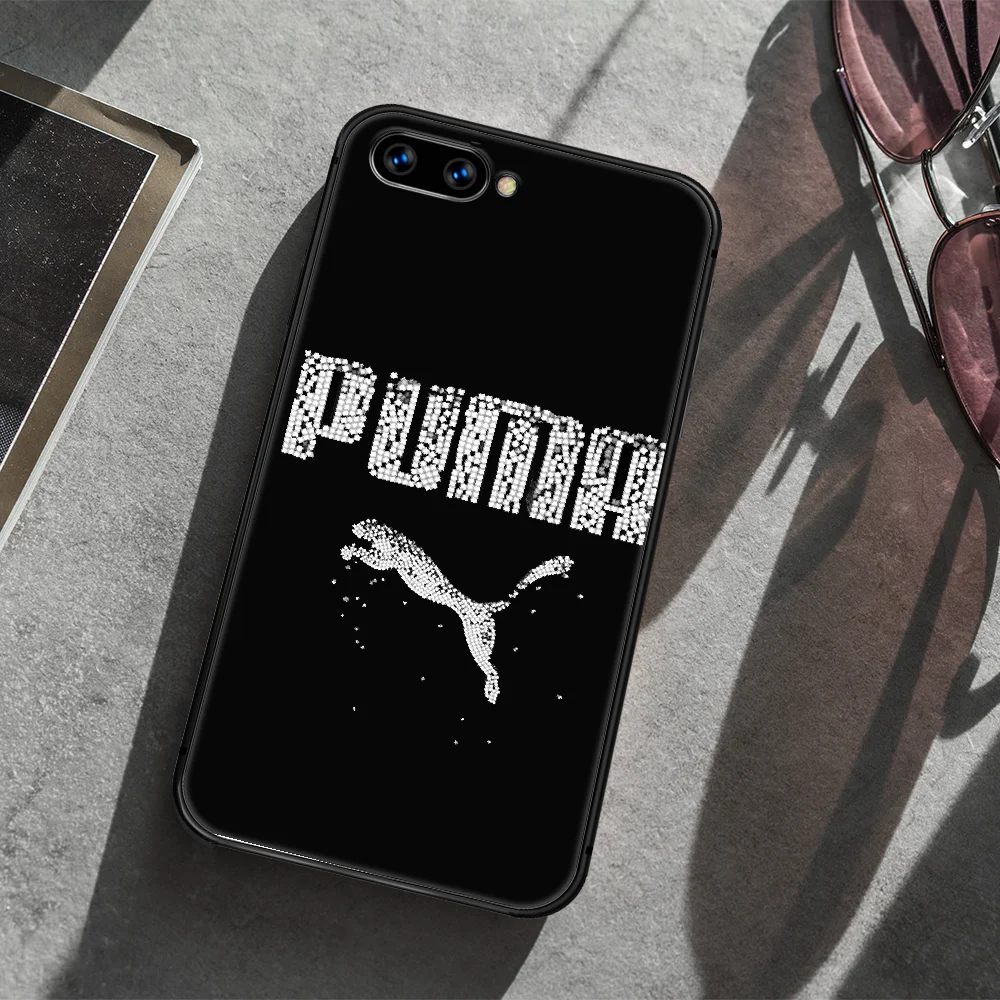 

Sports leopard brand Phone Case Cover Hull For HUAWEI honor 7a 8 8s 8a 8x 9 9x 10 20 i Lite Pro black Waterproof Silicone Etui