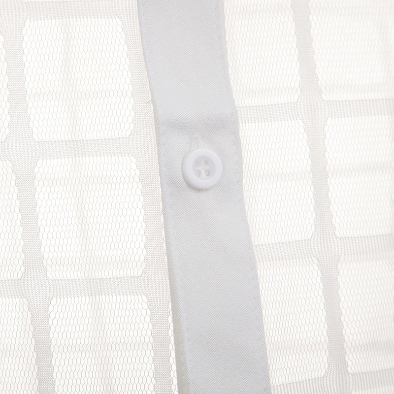 Для мужчин s кружевные прозрачные майки пикантные сетчатые платье в клетку