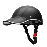 baseball cap style motorcycle bicycle helmet half face helmet electric scooter anti uv safety hard hat adjustale summer cap