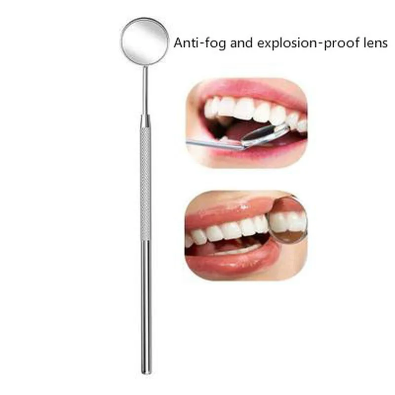 1 шт. стоматологические зеркальные инструменты из нержавеющей стали Уход за