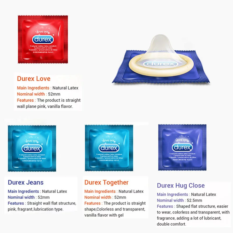 Презервативы Durex мужские из натурального латекса ультратонкие со смазкой 100 шт. |