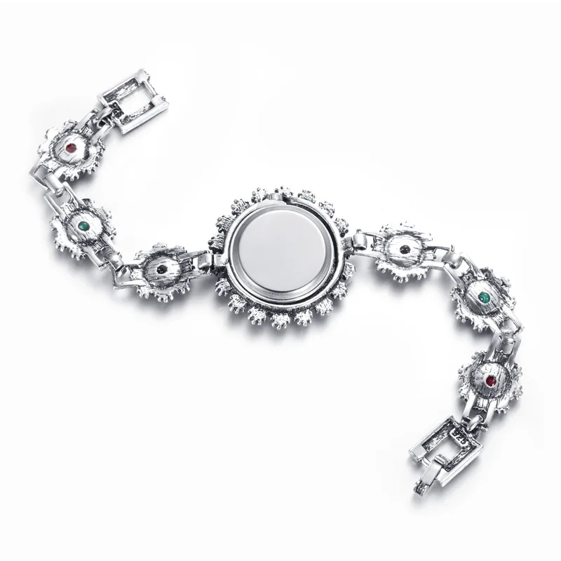 Часы женские кварцевые с круглым браслетом аксессуары для часов серебряным