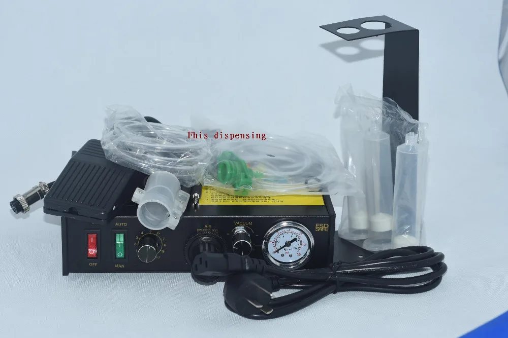 FHIS-982 Dispenser Semiautomatic Manual Glue Gun Single Liquid Dispensing Valve of Small Flow Handheld Tool | Инструменты