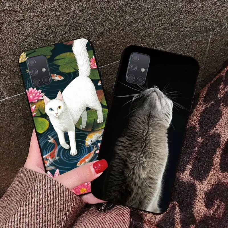 С изображением &quotКот&quot Котенок Catling Мягкий силиконовый чехол для телефона из