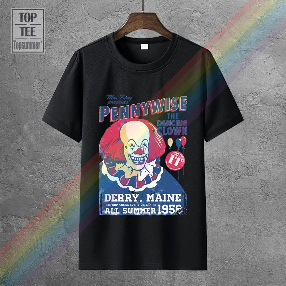 

Stephen King'S It Pennywise Circus Poster T Shirt Horror Movie Funny Cool Retro Cool Xxxtentacion Tshirt