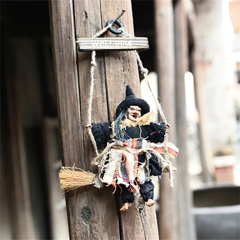 Подвесные игрушки в виде ведьмы на Хэллоуин | Дом и сад