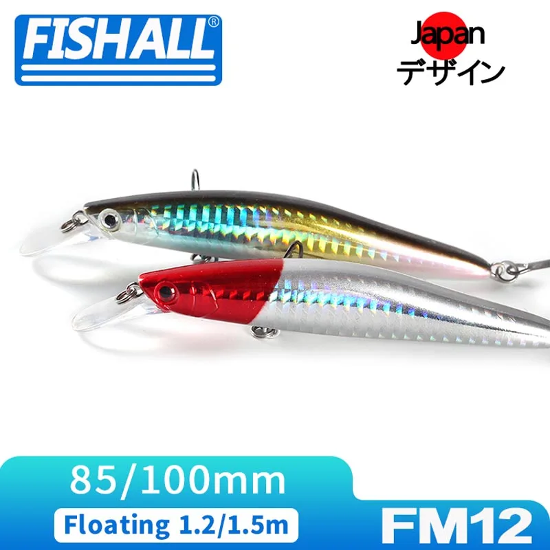 

Жесткий пластиковый воблер Super Shad тонущие приманки Minnow 100 мм, 13,5 г, 85 мм, 12 г, приманка для окуня и щуки