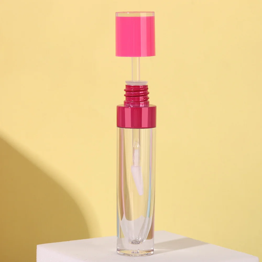 5 шт. 8 мл пустая бутылка для блеска губ прозрачный бальзам контейнер с резиновой