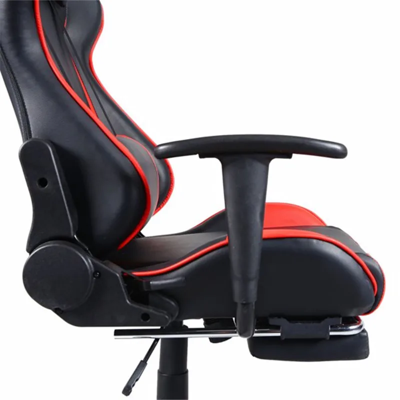 

Gaming Chair with Foot Support Ergonomic Desk Chair Adjustable PC Computer Chair for Adults Black&Blue/Red/White[US-Stock]