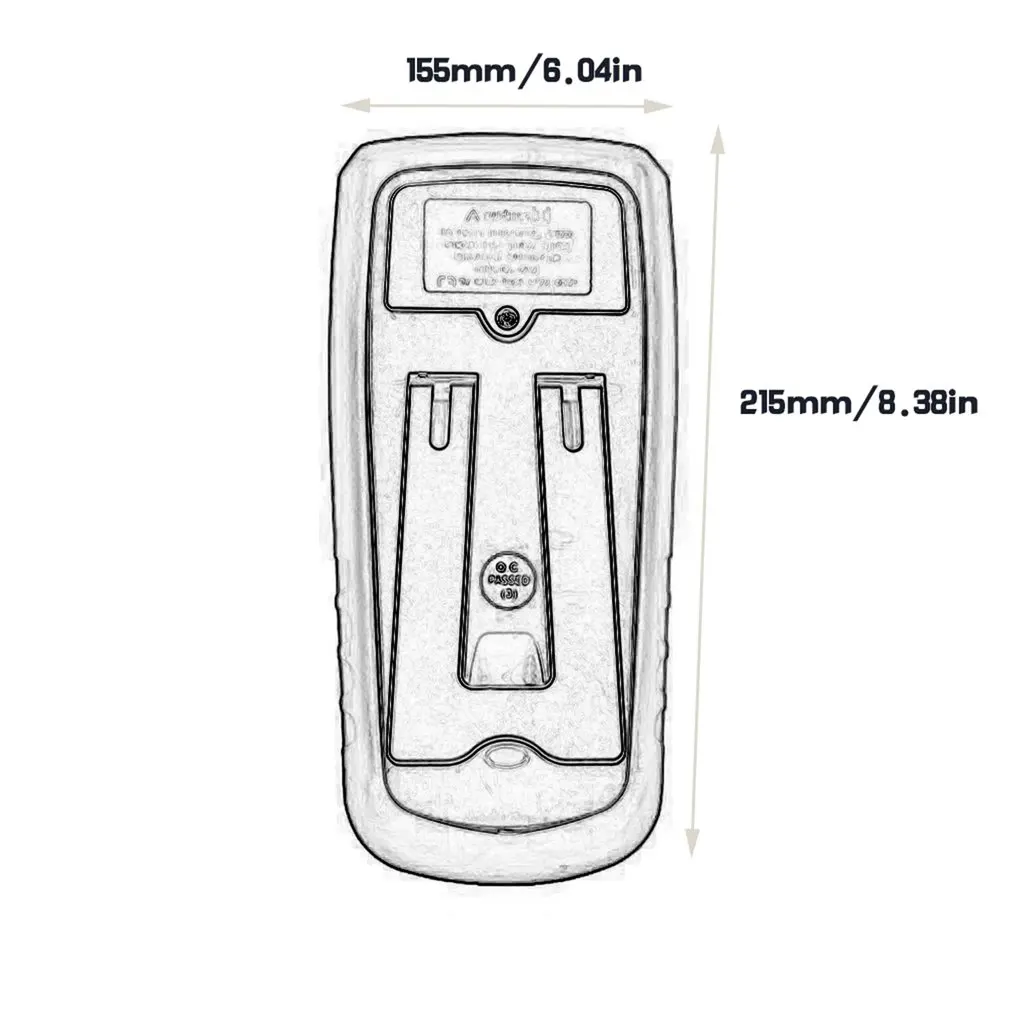

MCH9880F Automatic Ranging Digital Multimeter AC DC Voltage Current Detector Portable Digital Multimeter