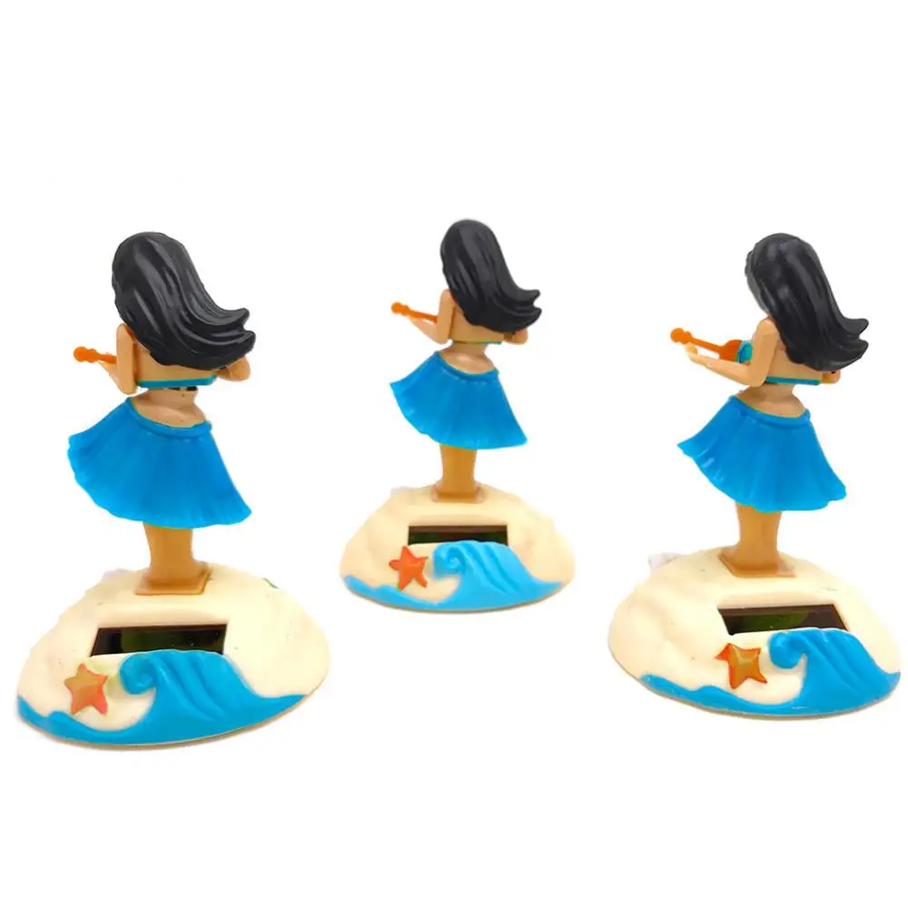 Украшение для автомобиля на солнечной батарее танцующая кукла украшения салона