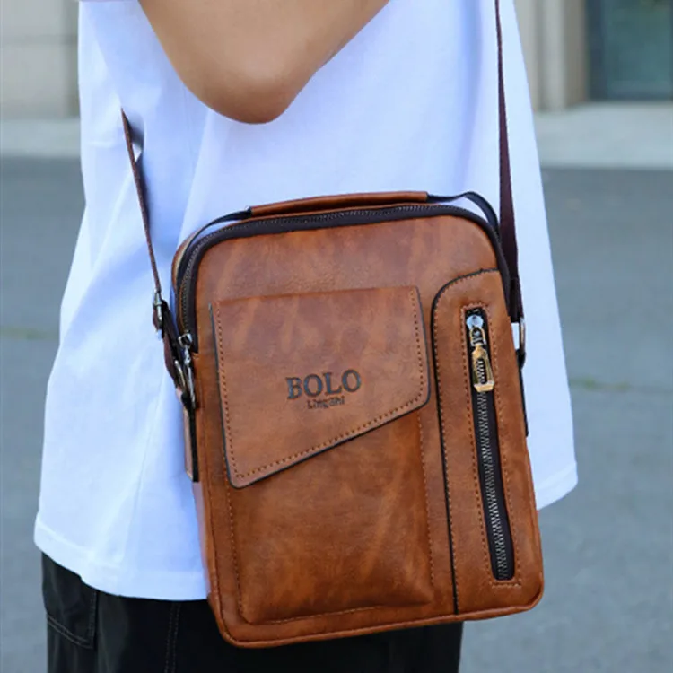 Мужская сумка через плечо 10 дюймов для ноутбука водонепроницаемая дорожная рук