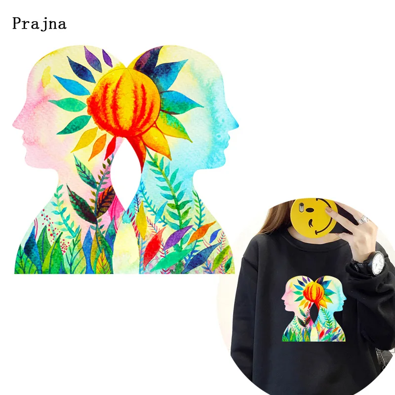 Prajna Солнцезащитная Паровая печать Термотрансферная для одежды большие размеры