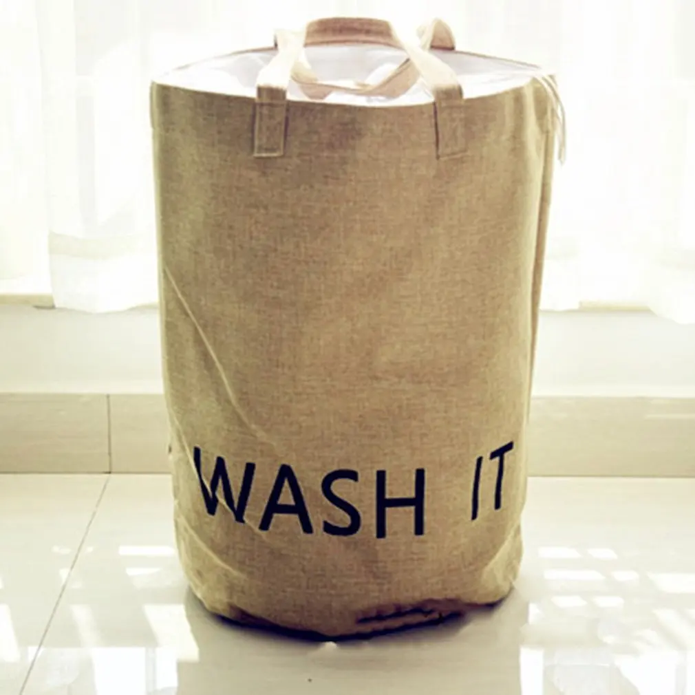 Новые хлопковые льняные мешки для стирки корзина мусора стеллаж хранения