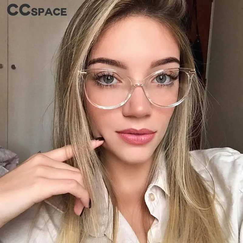 Ретро кошачий глаз очки оправа мужской и женский Оптический Модные компьютерные очки 45772