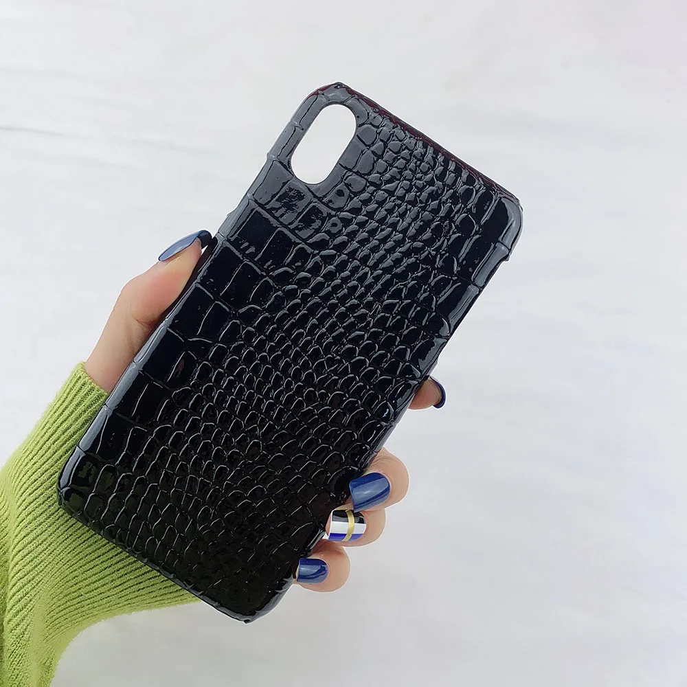 Чехол для телефона из змеиной кожи с крокодиловой текстурой iphone 11 Pro XS MAX X XR 7 8 6 s Plus