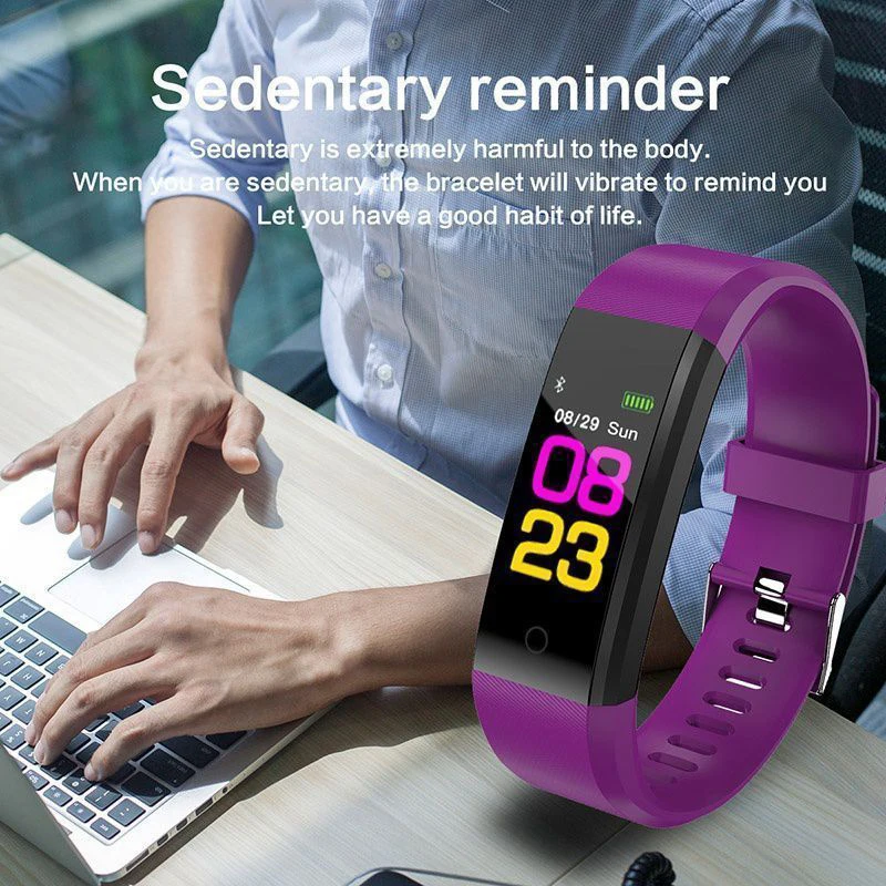 JSLMin Смарт Браслет часы фитнес Bluetooth с измерением давления поясом id 115 Veryfit браслет