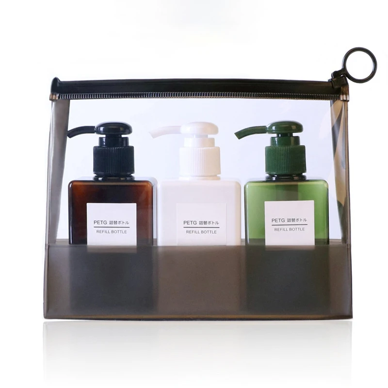 3 шт. многоразовый лосьон бутылка для ванной кухня набор душа шампунь бутылки