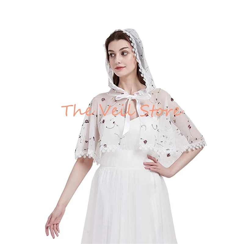 Винтажная Фата носовой платок бариния головной убор католическая для церкви с