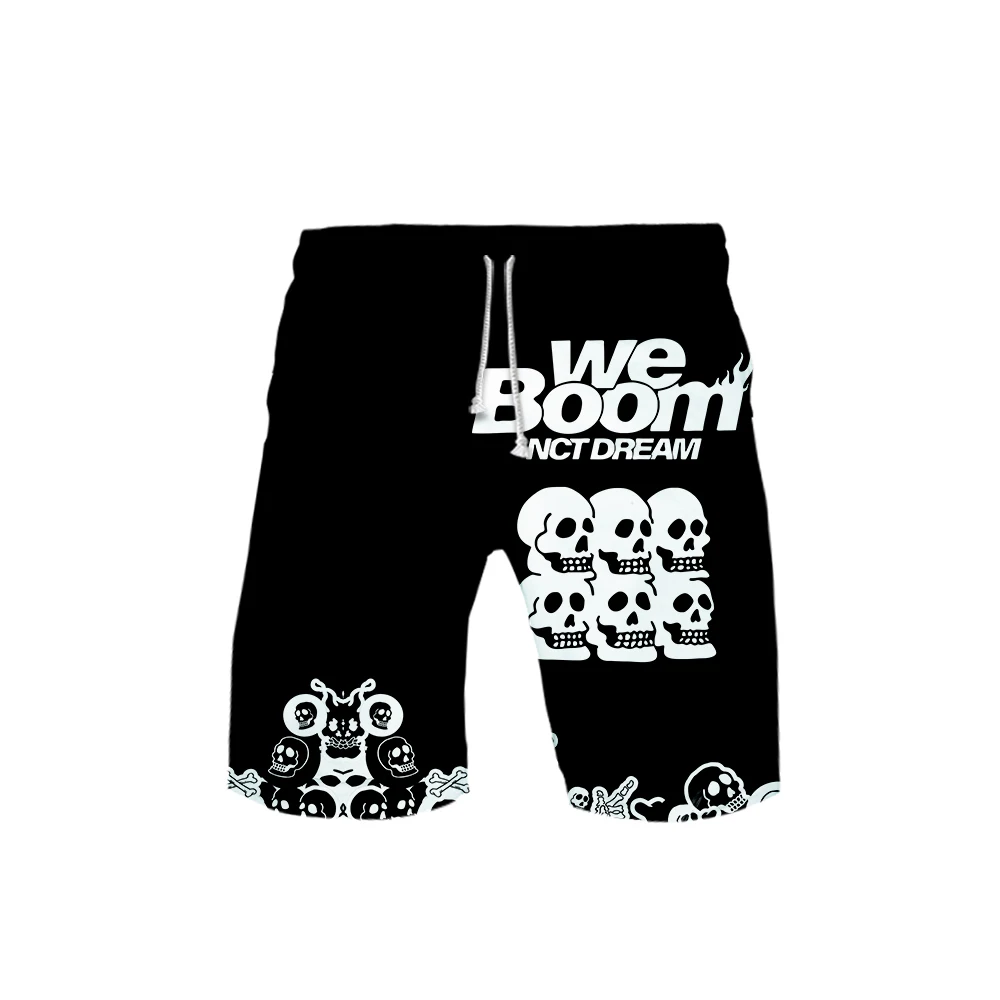

Новые летние мужские модные шорты F.T KPOP NCT DREAM 2019 с 3D принтом альбома WE BOOM, популярные повседневные летние шорты