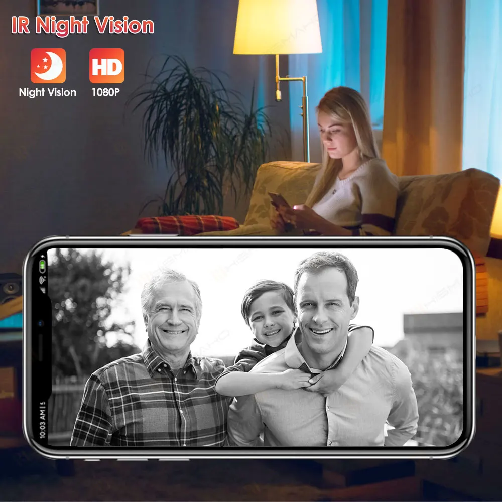 Дверной звонок Tuya 1080P с поддержкой Wi-Fi для системы видеонаблюдения - купить по