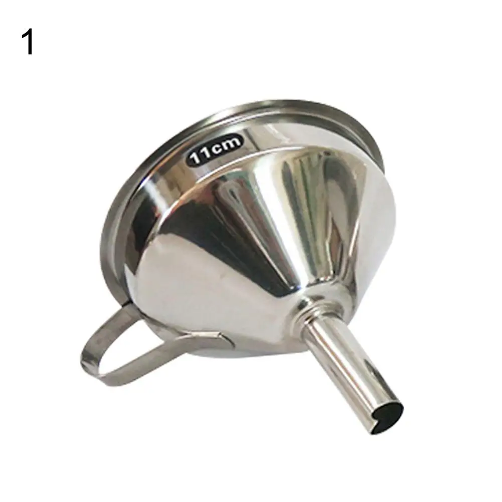 

Металлическая Кухонная Воронка Из Нержавеющей Стали с широким горлышком, Экологически чистая, легко моющаяся, фильтрующая Воронка для винн...