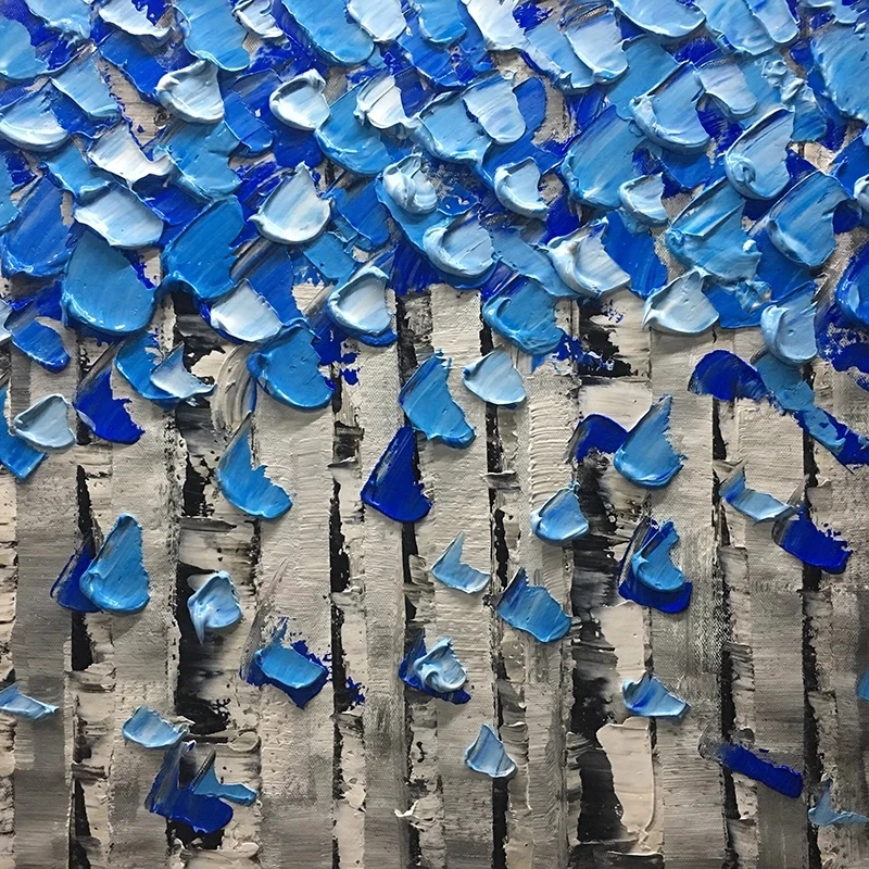 Настенная картина ручная роспись большая маслом 3D дерево холст живопись для