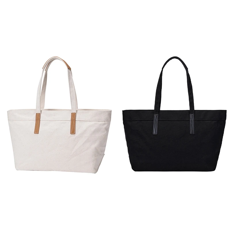 

Simple Japanese Canvas Tote Bag Large Capacity Women's Single Shoulder