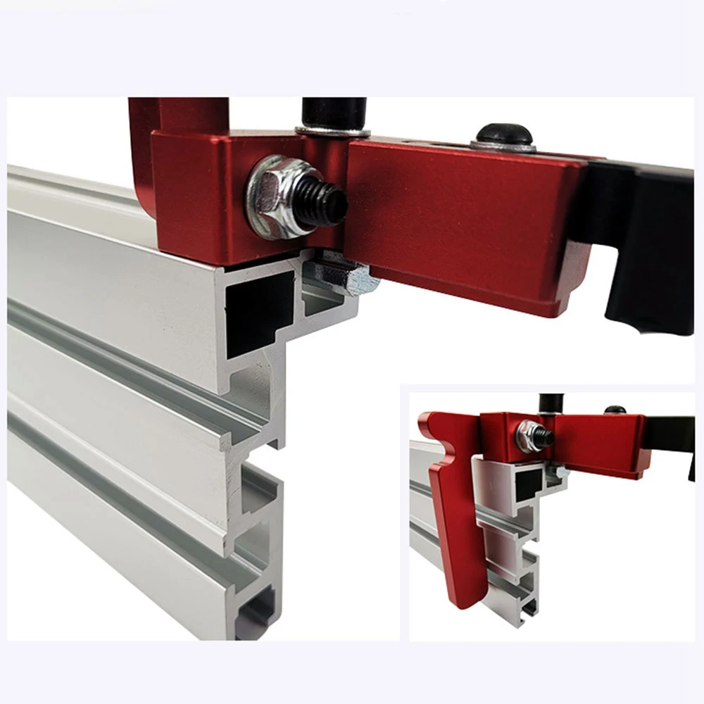 

Type-75 Miter Track Stop T-slot Stop Chute Limiter Locator Accurate Length Limit Device Woodworking Tool