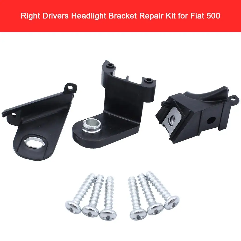 

Right Drivers Headlight Bracket Repair Kit Car Headlight Repair Claw 51816681 Car Head Light Repair Accessories